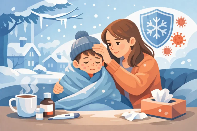 Catapora no inverno: como proteger seu filho?
