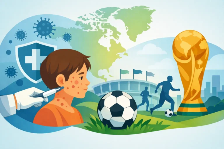 Sarampo e pós-Copa 2026: alerta do Ministério da Saúde