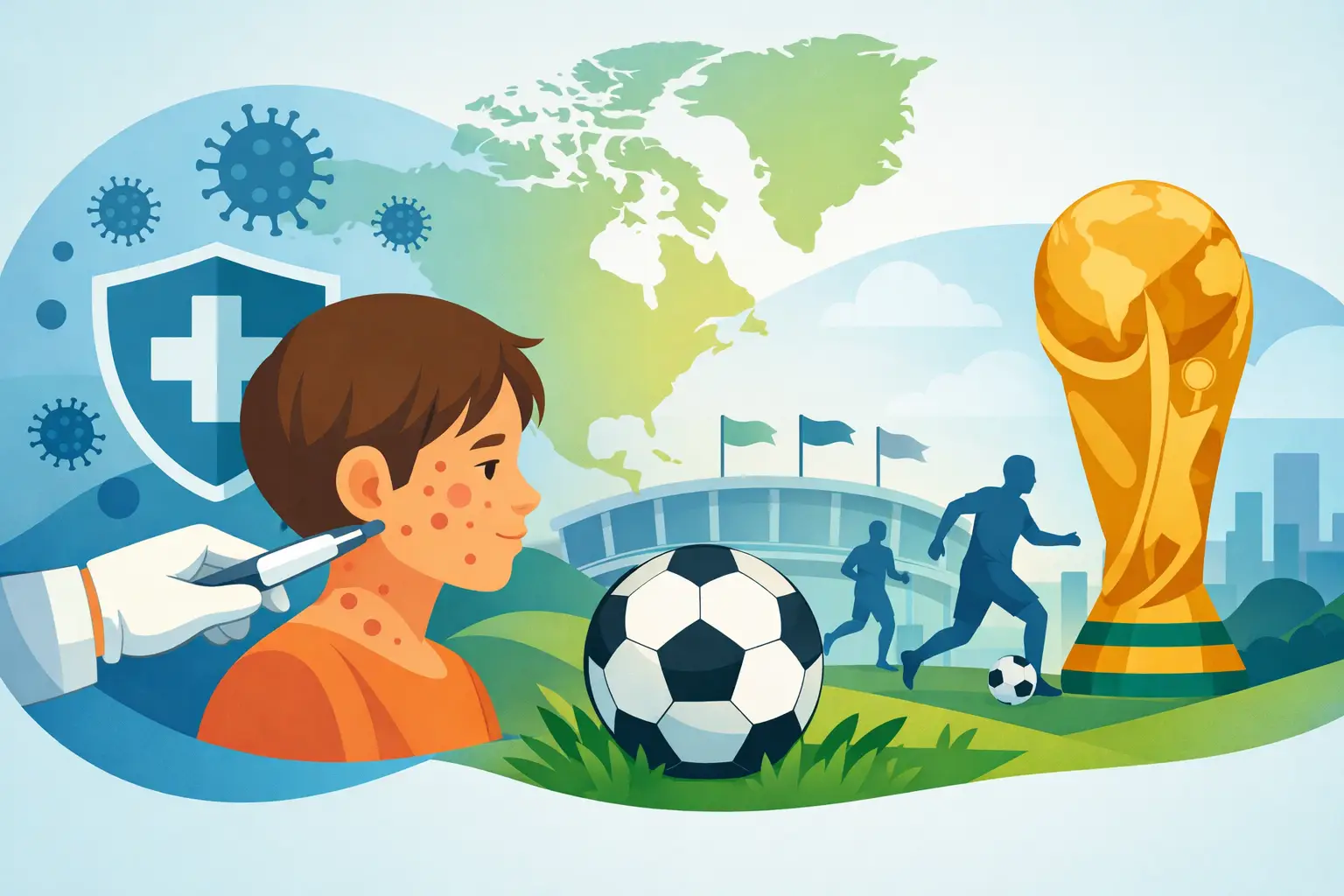 Sarampo e pós-Copa 2026: alerta do Ministério da Saúde