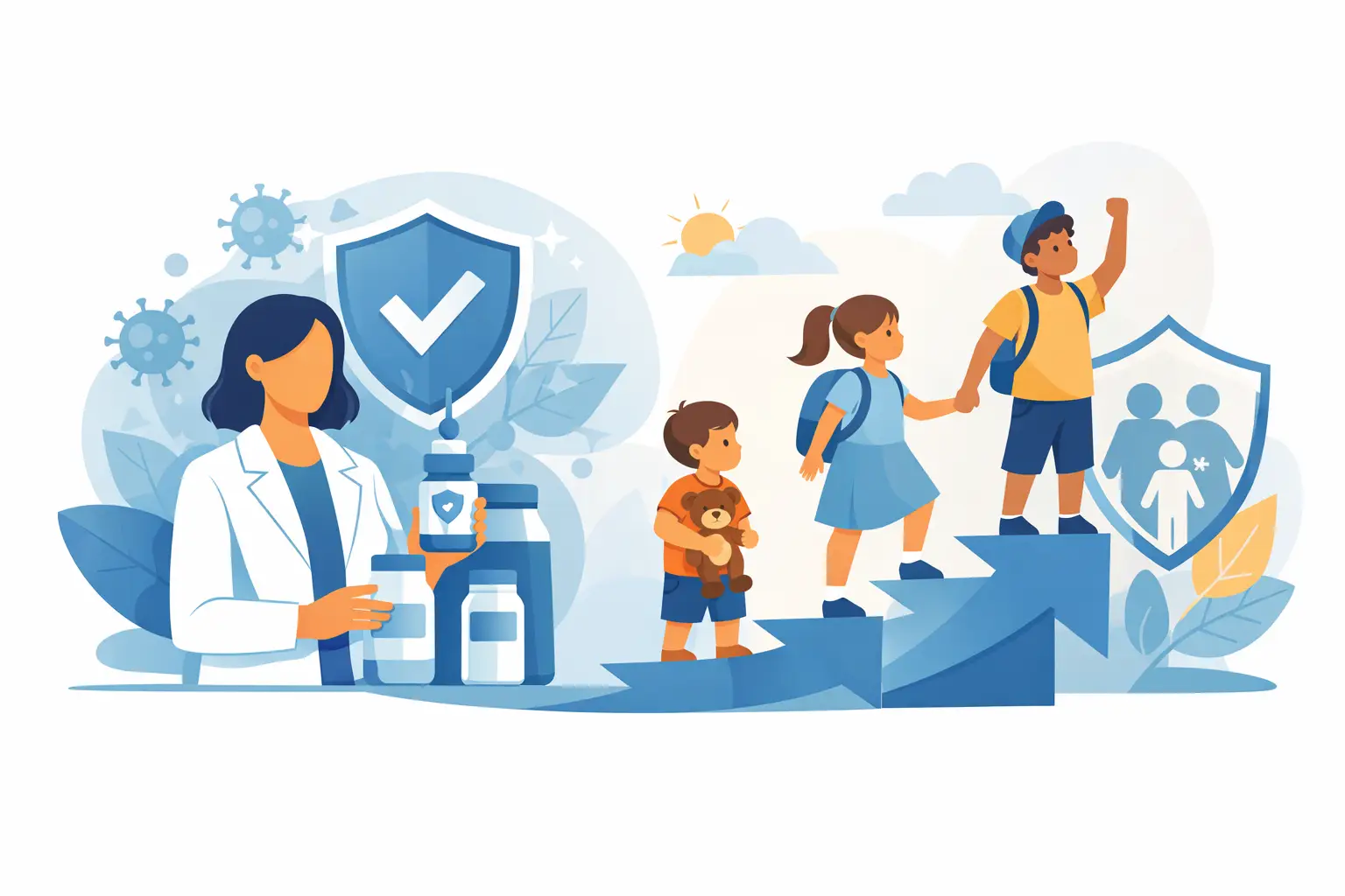 Vacinas infantis para crescer com proteção