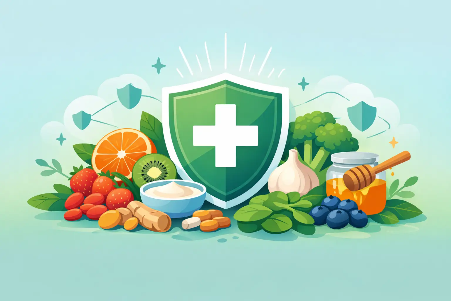Melhores alimentos para imunidade no dia a dia