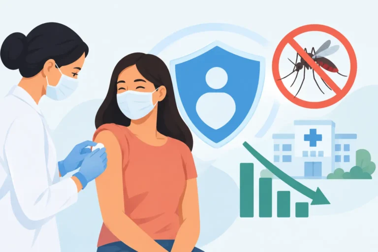 Vacina da dengue reduz internações em 88%