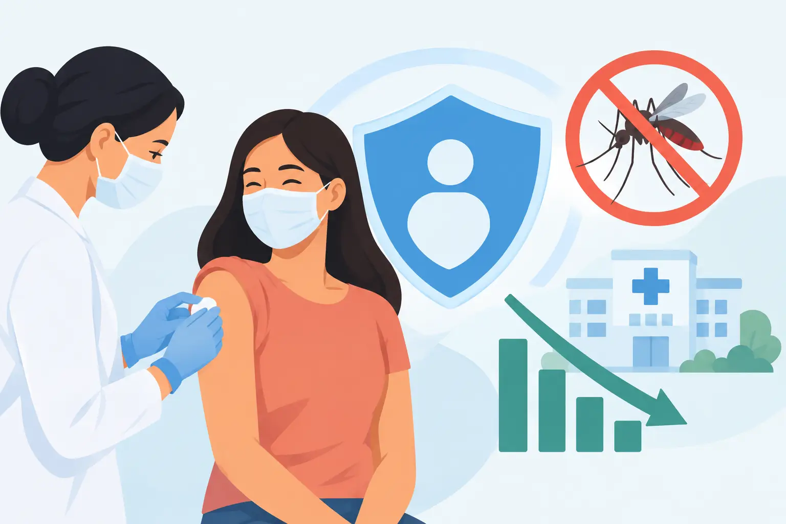 Vacina da dengue reduz internações em 88%
