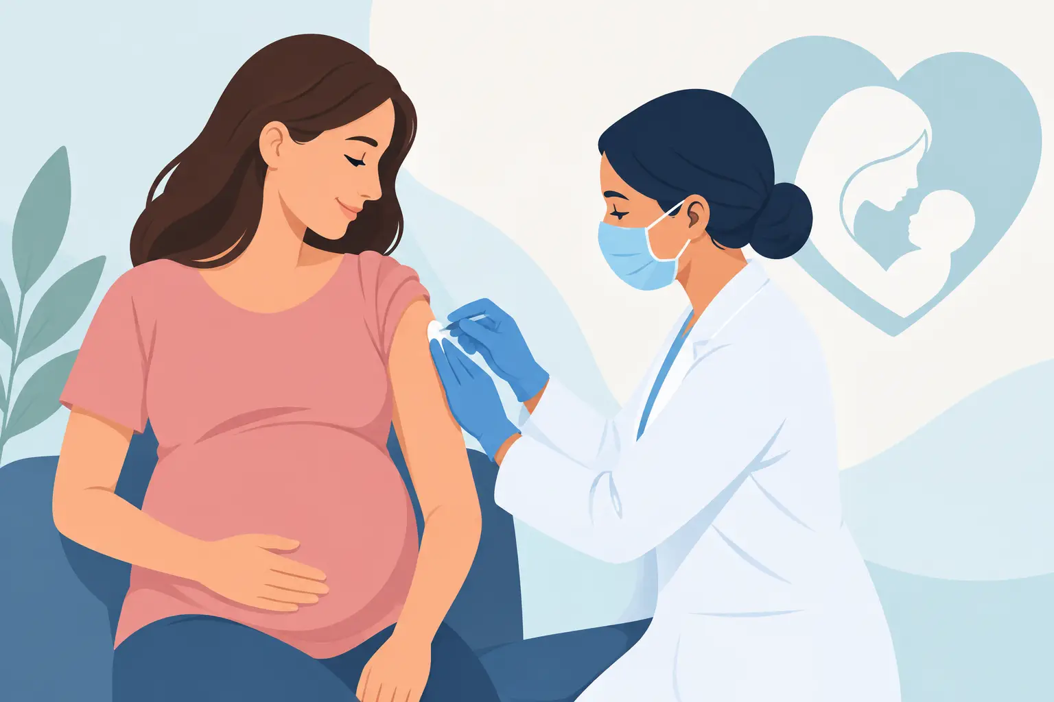 Vacinação que protege mães e bebês na gestação