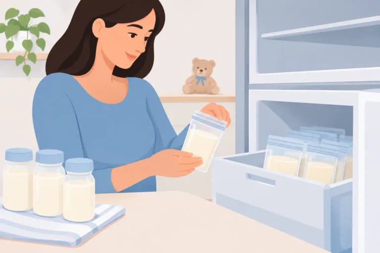 Como congelar leite materno corretamente em casa